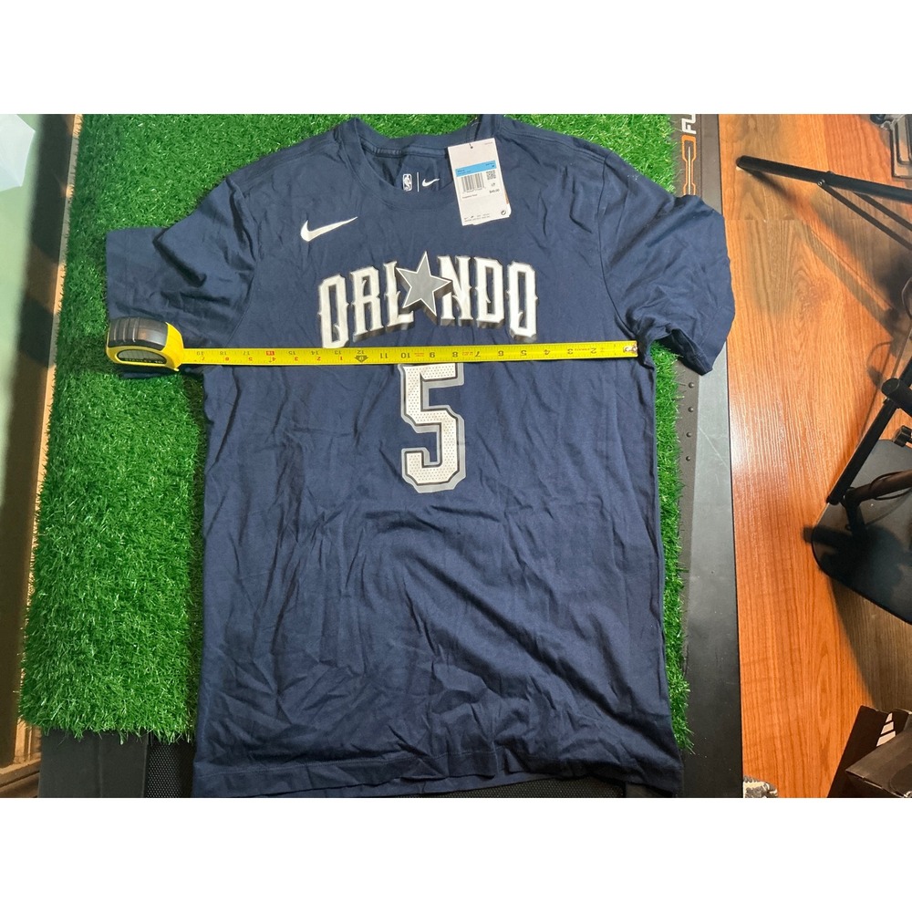 Nike Orlando Magic Paolo Banchero 5 NBA T-Shirt Mens Medium Navy Blue FN1331-424